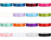 Dubbelzijdig satijn lint 15 mm - 25 meter