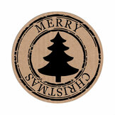 Kerst stickers sluitzegels