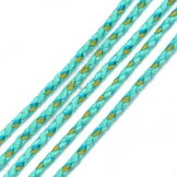 Gevlochten katoen look koord