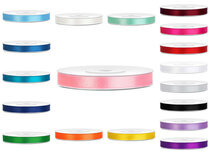 Satijn lint 6 mm breed