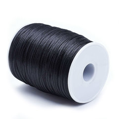 Satijn koord 2 mm per rol