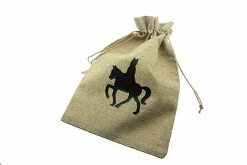 Jute look zakjes sinterklaas