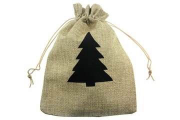 Jute zakje kerst