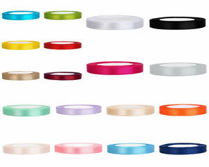 Satijn lint 12 mm breed op=op
