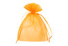 Organza zakjes 5 x 7 cm oranje