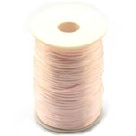 Satijn koord 2 mm licht roze 73 meter rol