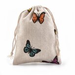 Katoenen zakjes vlinders