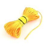 Satijn koord 2 mm zonnebloem geel 20 meter 
