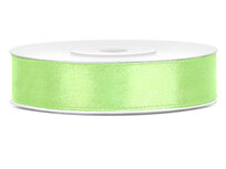 Satijn lint 12 mm pastelgroen