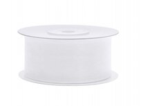 Organza lint 38 mm wit