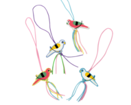 Gelukspoppetjes papegaai