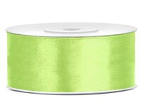 Satijn lint 25 mm pistache