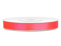 Satijn lint 6 mm neon fuchsia