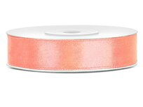 Satijn lint 12 mm zalm roze