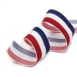 Fluweel lint 2 cm breed nederlandse vlag 5 meter