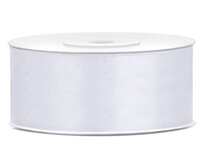 2 meter Satijn lint 25 mm wit