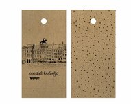 Label kraft een sint kadootje voor