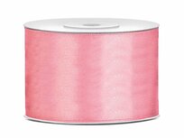 Satijn lint 50 mm oud roze 6 meter 