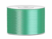 Satijn lint 50 mm donker mint 6 meter 