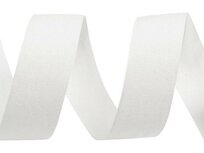 Katoen lint wit 15 mm breed 5 meter