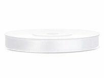 Satijn lint 6 mm wit 6 meter