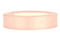 Satijn lint 1 cm breed roze 100 meter rol