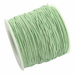 Waxkoord 1 mm pastelgroen 6 meter 