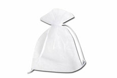 Organza zakjes 30 x 40 cm wit