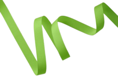 10 meter Grosgrain lint 1 cm lime groen