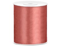 Satijn lint 100 mm rosy pink