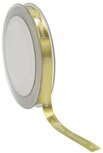 Satijn lint metallic goud merry christmas 1 cm breed