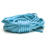 Satijn koord 1.5 mm licht blauw