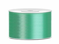 Satijn lint 38 mm breed donker mint 2 meter