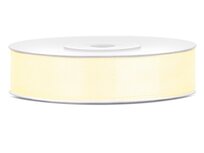 Satijn lint 12 mm donker ivoor