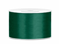Satijn lint 38 mm breed donker groen 2 meter