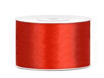 Dubbelzijdig satijn lint 38 mm rood 6 meter