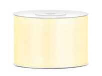 Satijn lint 50 mm donker ivoor 2 meter 