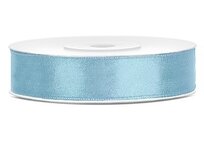 Satijn lint 12 mm Licht blauw