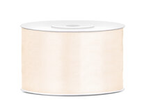 Satijn lint 38 mm donker ivoor