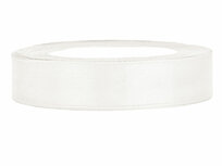 Satijn lint 1.5 cm breed ivoor
