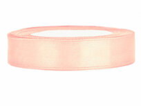 Satijn lint 1.5 cm breed zalm