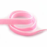 Fluweel lint 1 cm breed roze