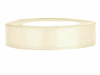 Satijn lint 2 cm breed donker ivoor