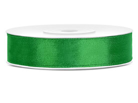 Satijn lint 12 mm groen