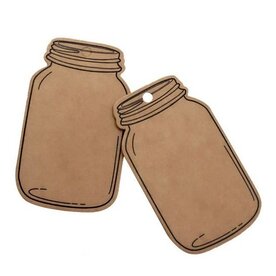 Label kraft potje 10 stuks
