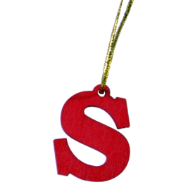 Gelukspoppetje letter S van sinterklaas