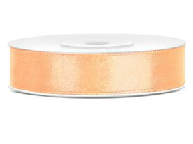 Satijn lint 12 mm zalm