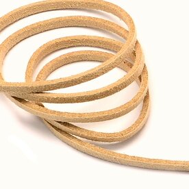 Suede koord 3 mm warm camel
