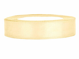 Satijn lint 2 cm breed licht goud