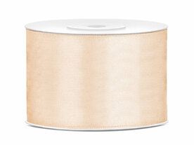 Satijn lint 50 mm camel 6 meter 